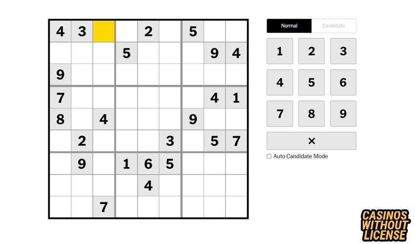 Sudoku game