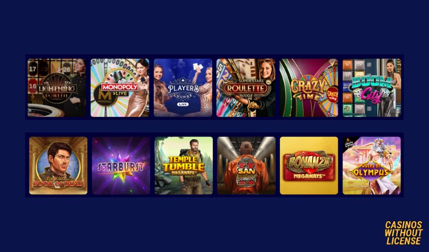 Spinsweet Casino Games